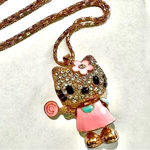Cute Hello Kitty Pendant Necklace